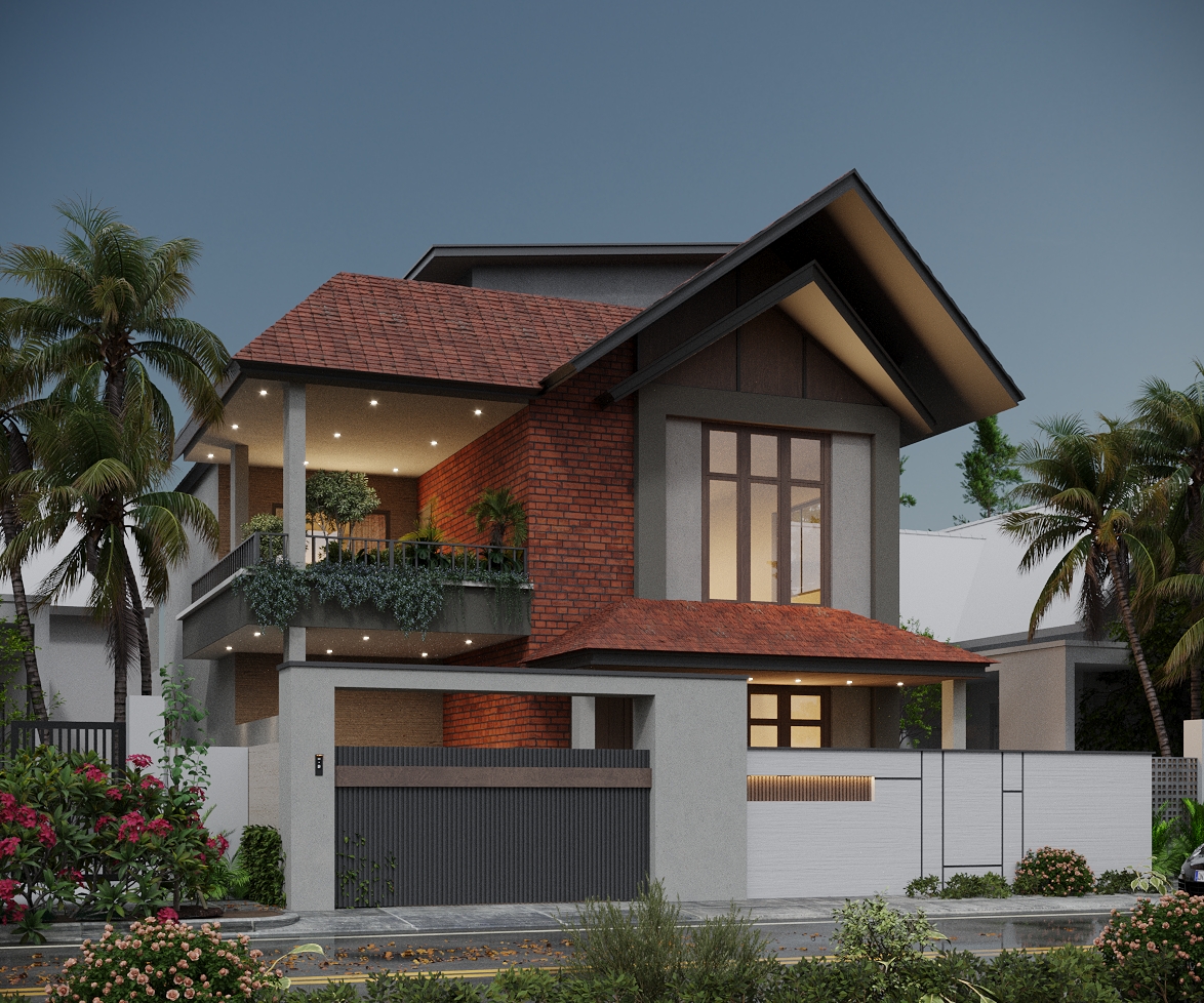 Collage of Rathna Constructions project renders