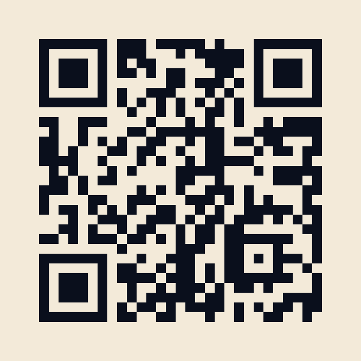 QR code linking to the Rathna Constructions Instagram, @dreams_on_beams