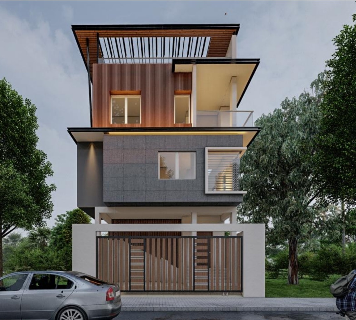 Balcony detail of a Rathna Constructions residence